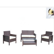 New Style 4PCS Outdoor Brown Rattan Furniture Set